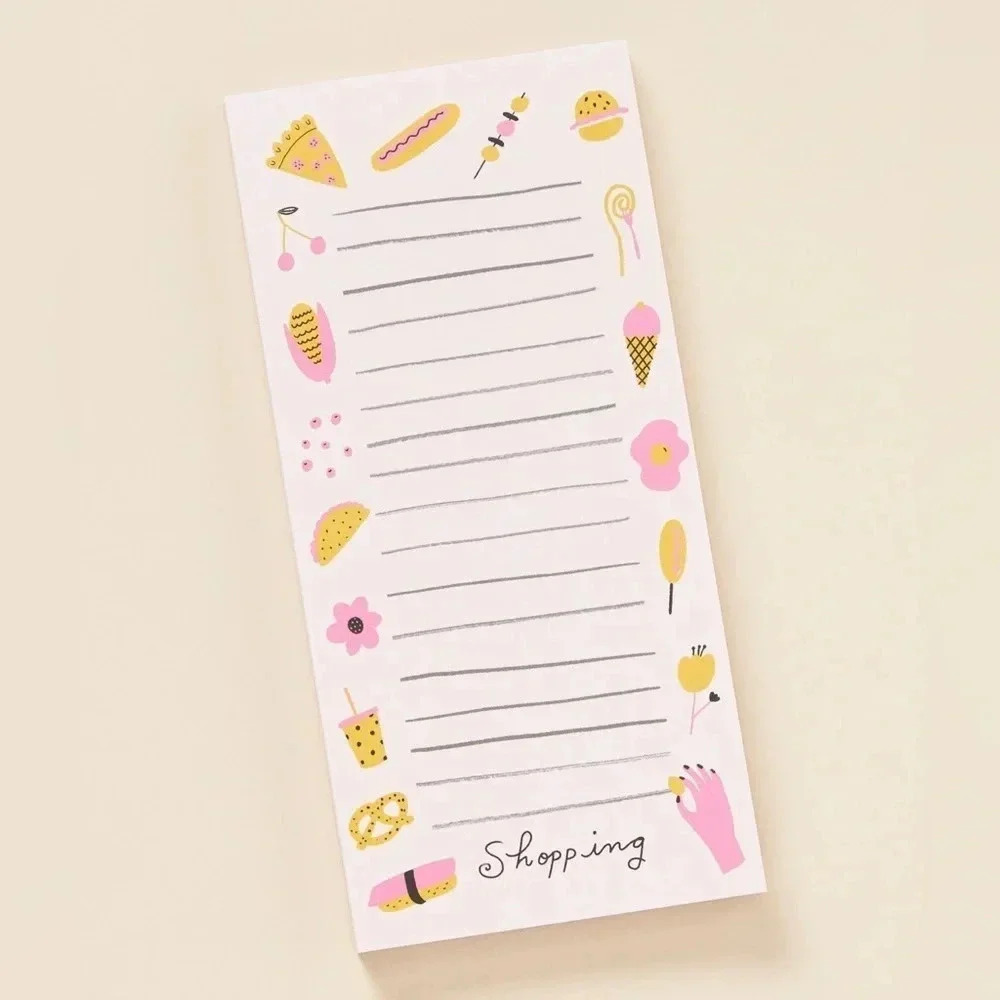 NEW Anthropologie home Carolyn Suzuki Notepad stationary aesthetic to do list